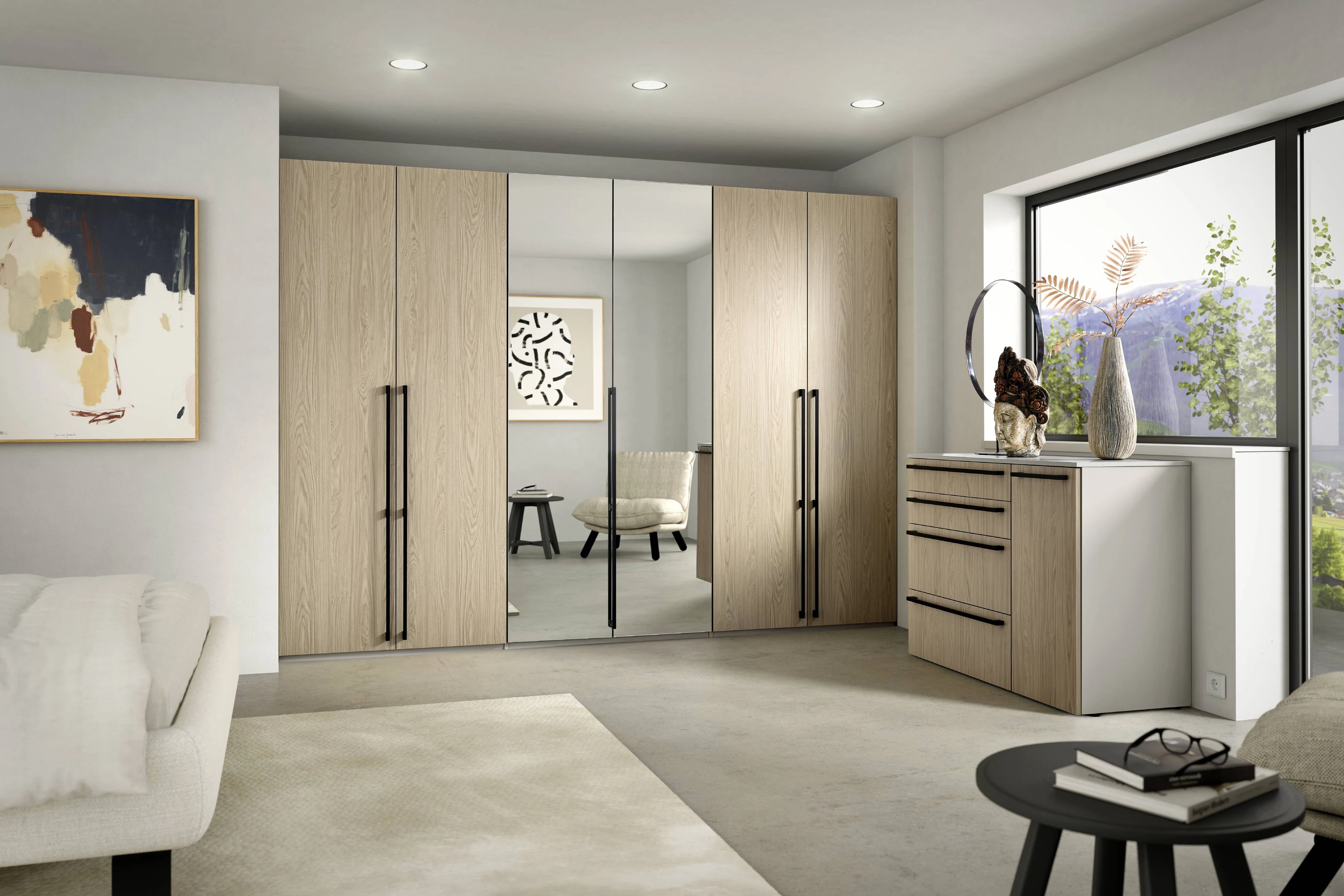 Wohnen und Garderobe